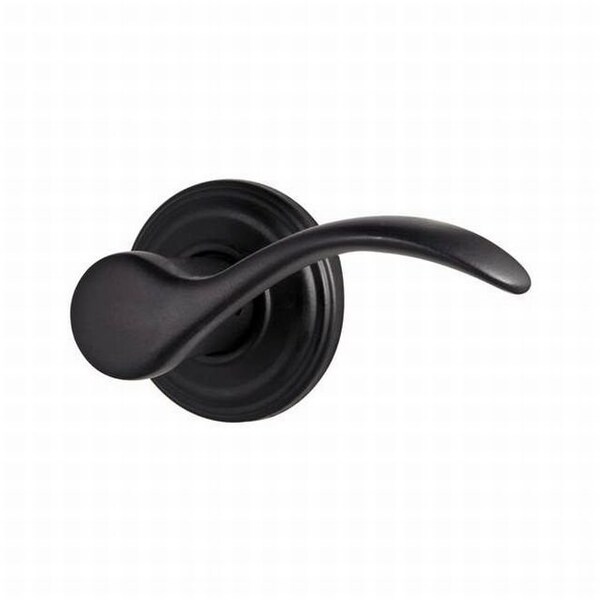 Pembroke Lever Interior Single Cylinder Handleset Trim, Iron Black